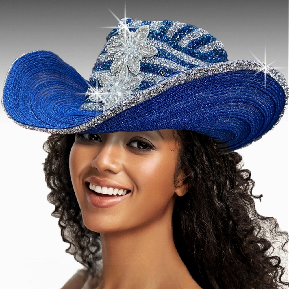 NWT WESTERN ROYAL COUTURE JEWELS BLING COWBOY COWGIRL COUNTRY HAT